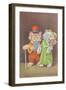 Dressed Kittens on the Town-null-Framed Art Print