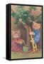 Dressed Kittens Picking Fruit-null-Framed Stretched Canvas