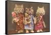 Dressed Kittens with Dolls-null-Framed Stretched Canvas