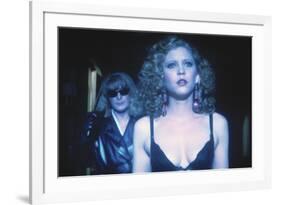 DRESSED TO KILL, 1980 directed by BRIAN by PALMA Michael Caine / Nancy Allen (photo)-null-Framed Photo