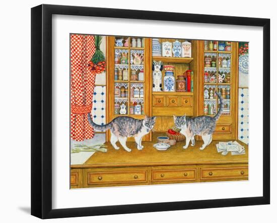 Dresser Cats-Ditz-Framed Giclee Print