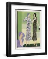 Dresses by Regny 1930-M. Haramboure-Framed Art Print