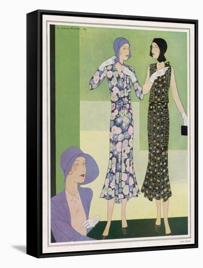 Dresses by Regny 1930-M. Haramboure-Framed Stretched Canvas