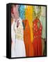 Dresses For Sale, Valladolid, Yucatan, Mexico-Julie Eggers-Framed Stretched Canvas