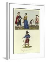 Dresses of the 17th Century-null-Framed Giclee Print