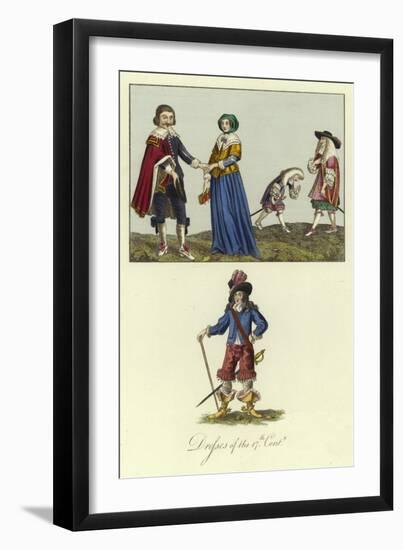 Dresses of the 17th Century-null-Framed Giclee Print