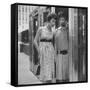 Dresses Stressing the Misplaced Belt-Nina Leen-Framed Stretched Canvas