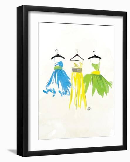Dresses three-OnRei-Framed Art Print