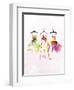 Dresses watercolor-OnRei-Framed Art Print