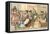 Dressing and Painting Dolls-null-Framed Stretched Canvas