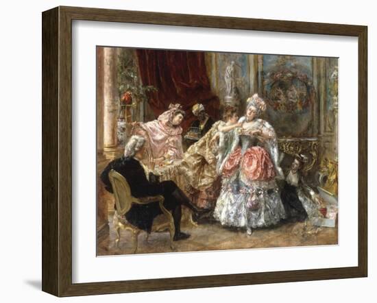 Dressing for the Ball-Eduardo Leon Garrido-Framed Giclee Print