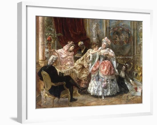 Dressing for the Ball-Eduardo Leon Garrido-Framed Giclee Print