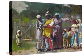 Dressing for the Carnival-Winslow Homer-Stretched Canvas