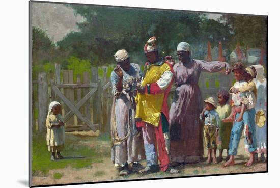 Dressing for the Carnival-Winslow Homer-Mounted Giclee Print