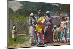 Dressing for the Carnival-Winslow Homer-Mounted Giclee Print