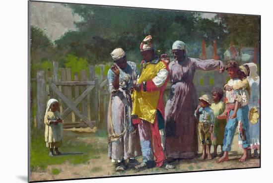 Dressing for the Carnival-Winslow Homer-Mounted Giclee Print