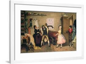 Dressing for the Masquerade-Eugen Von Blaas-Framed Giclee Print