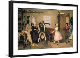 Dressing for the Masquerade-Eugen Von Blaas-Framed Giclee Print