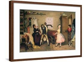 Dressing for the Masquerade-Eugen Von Blaas-Framed Giclee Print