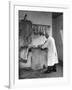 Dressing Meat for Sale, Rawmarsh, South Yorkshire, 1955-Michael Walters-Framed Photographic Print