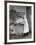 Dressing Meat for Sale, Rawmarsh, South Yorkshire, 1955-Michael Walters-Framed Photographic Print