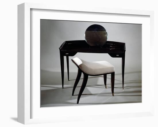 Dressing Table and Stool, Ca 1925-Jacques-emile Ruhlmann-Framed Giclee Print