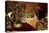 Dressing Table (in the flowers); Le Table de Toilette (Dans le Fleurs)-Edouard Vuillard-Stretched Canvas