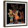 Dressing the Reindeer - Child Life-Hazel Frazee-Framed Giclee Print