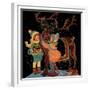 Dressing the Reindeer - Child Life-Hazel Frazee-Framed Giclee Print