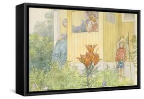 Dressing Up-Carl Larsson-Framed Stretched Canvas