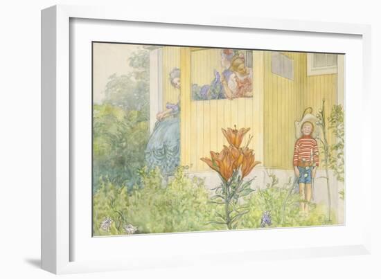 Dressing Up-Carl Larsson-Framed Giclee Print