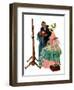 "Dressmaker", January 31,1931-Norman Rockwell-Framed Giclee Print