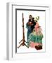 "Dressmaker", January 31,1931-Norman Rockwell-Framed Giclee Print