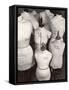 Dressmaker's Forms in Wardrobe Department at 20th Century Fox-Margaret Bourke-White-Framed Stretched Canvas