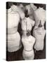 Dressmaker's Forms in Wardrobe Department at 20th Century Fox-Margaret Bourke-White-Stretched Canvas