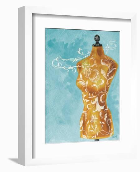 Dressmakers Assistant II-null-Framed Art Print