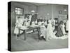 Dressmaking Class, Borough Polytechnic, Southwark, London, 1907-null-Stretched Canvas