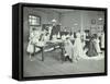 Dressmaking Class, Borough Polytechnic, Southwark, London, 1907-null-Framed Stretched Canvas