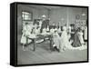 Dressmaking Class, Borough Polytechnic, Southwark, London, 1907-null-Framed Stretched Canvas