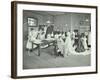 Dressmaking Class, Borough Polytechnic, Southwark, London, 1907-null-Framed Photographic Print