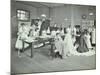 Dressmaking Class, Borough Polytechnic, Southwark, London, 1907-null-Mounted Photographic Print