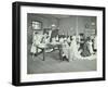 Dressmaking Class, Borough Polytechnic, Southwark, London, 1907-null-Framed Premium Photographic Print