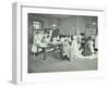 Dressmaking Class, Borough Polytechnic, Southwark, London, 1907-null-Framed Premium Photographic Print