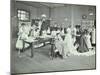 Dressmaking Class, Borough Polytechnic, Southwark, London, 1907-null-Mounted Premium Photographic Print