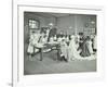 Dressmaking Class, Borough Polytechnic, Southwark, London, 1907-null-Framed Photographic Print