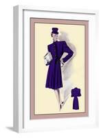 Dressy Coats for Little Women-null-Framed Art Print