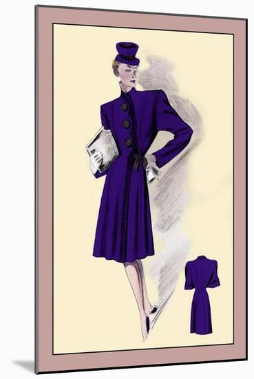 Dressy Coats for Little Women-null-Mounted Art Print
