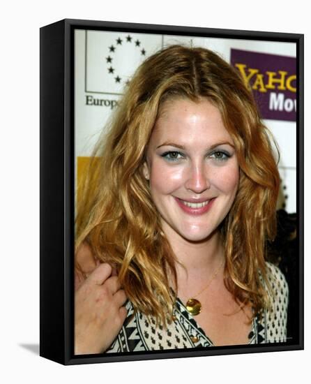 Drew Barrymore-null-Framed Stretched Canvas