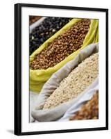 Dried Beans for Sale, Xining, Qinghai, China-Porteous Rod-Framed Photographic Print