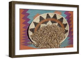 Dried Beans in a Native American Basket-null-Framed Giclee Print